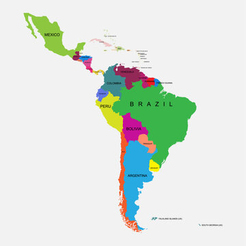 atin america map. latin american countries map. america map.