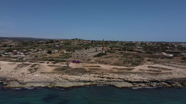 video col drone della fornace penna in sicilia