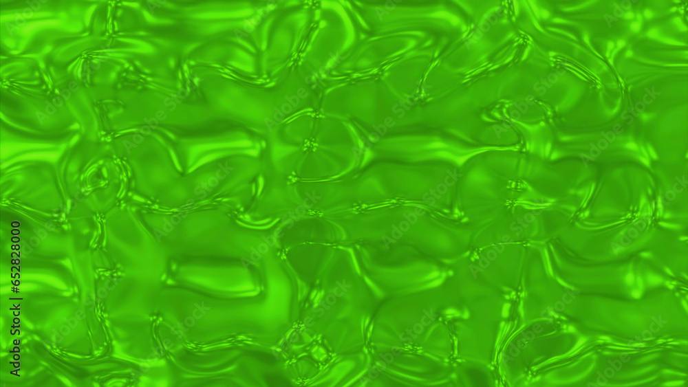 Aufkleber moving metallic liquid with ripples in flow. design. 3d liquid texture with metallic luster and colo