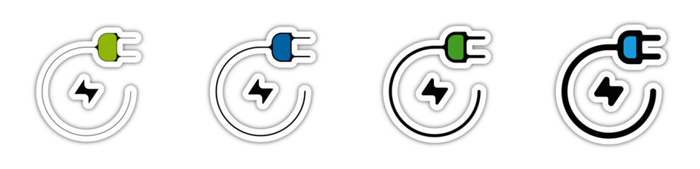 picto logo icones et symbole ecologie recyclage enegie renouvelable électricité