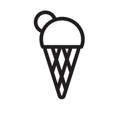 ice cream  icon illustration