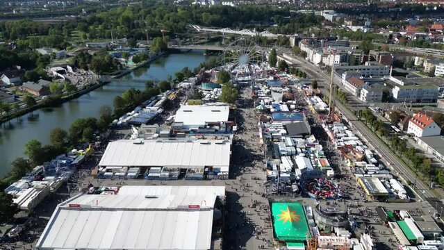 Kurze Hyperlapse vom Stuttgarter Wasen.