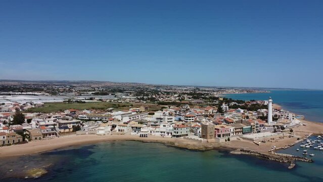video col drone della casa di montalbano a punta secca