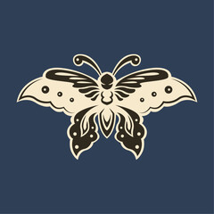 Javanese butterfly icon vector image illustration