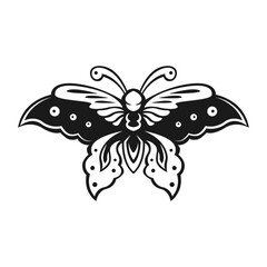 Javanese butterfly icon vector image illustration