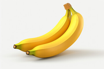 banana fruit on isolated background