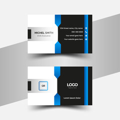 Double-sided modern creative business card.