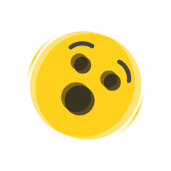 Fototapeta premium Vibrating Face - Emoticon