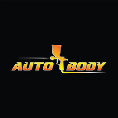 Auto paint logo vector illustration, Perfect logo for business related to automotive industry