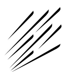 Speed Lines Isolated 