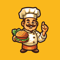burger vector icon illustration