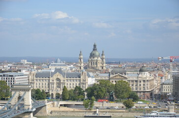 Fototapeta na wymiar Budapest, Hungary, City, Landscape, Cityscape, Panorama View