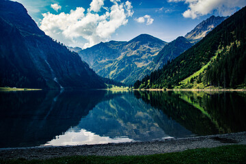 lake in the mountains