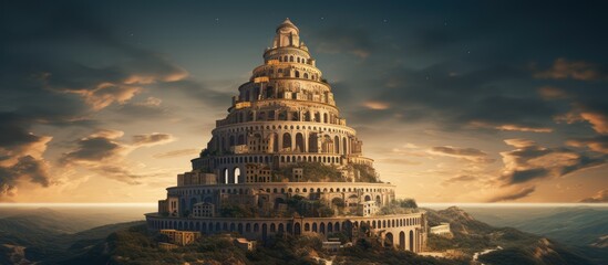 depiction of Babel tower