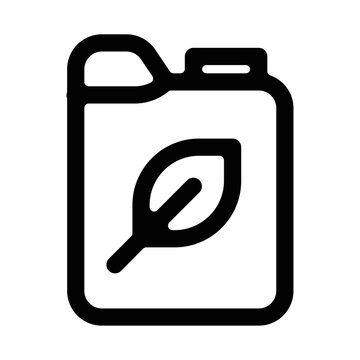 Pictogramme icones signes et symbole jerrican bidon essence 