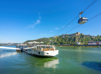 Rhein bei Koblenz, Ehrenbreitstein