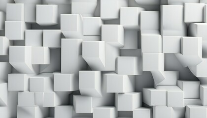 New abstract background made of cubes