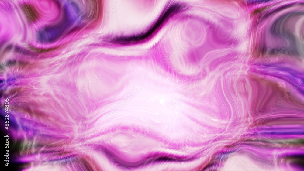 Poster bright glowing spots. motion. pink twitching fast patterns made in computer graphics.