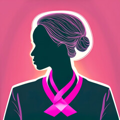 World Breast Cancer Day poster design, generative AI.