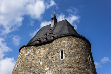 Marching Gate (Marschiertor, 13th century) was south gate of outer Aachen city wall. It is one of...