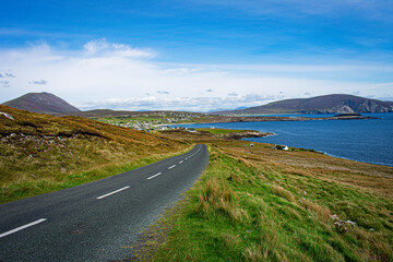 Road to the sea Achill island