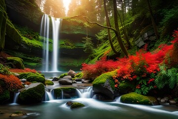 waterfall in the forest
