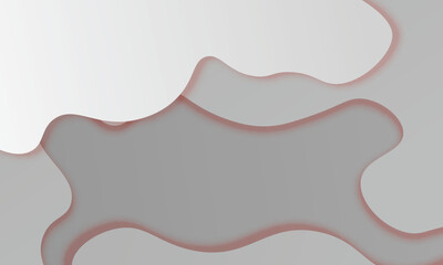 Gradient wave in paper style background.