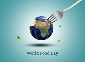 World Food Day. Food Day creative ads, International Food Day design for banners, posters, post