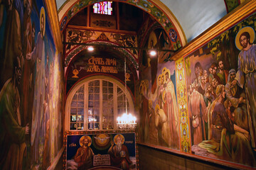 Ruse, Bulgaria - july 2 2023 : Holy Trinity Orthodox church - obrazy, fototapety, plakaty