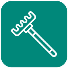 Rake Vector Icon Design Illustration
