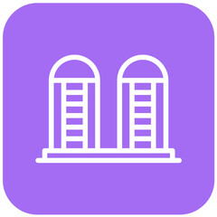 Silo Vector Icon Design Illustration