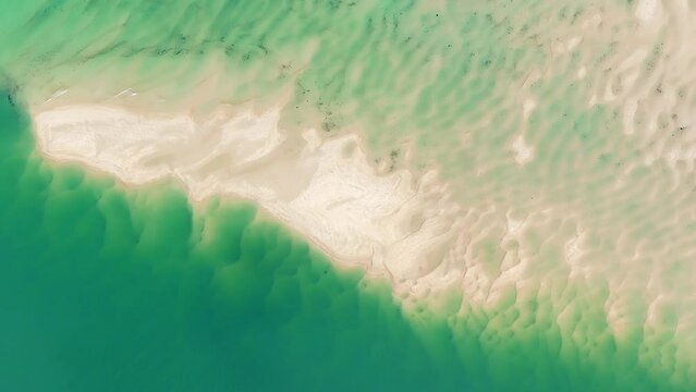 Aerial view of the Camel Estuary near Padstow, Cornwall, England