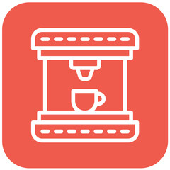 Coffee Maker Vector Icon Design Illustration