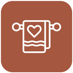 Towel Vector Icon Design Illustration