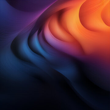 Abstract blacky gradient wavy texture