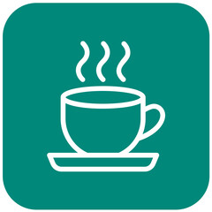 Tea Cup Vector Icon Design Illustration