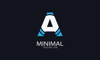 letter icon A vector