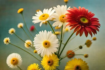 Obraz premium bouquet of daisies