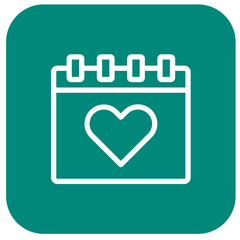 Calendar Vector Icon Design Illustration