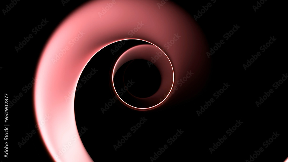 Poster black background with red light. design. bright light made in cartoon animation with a divergent las