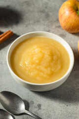 Organic Homemade Pureed Apple Sauce