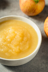 Organic Homemade Pureed Apple Sauce