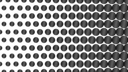 Black And White Polka Dot Pop Art Creative Design, Vector Illustration, Halftone Background