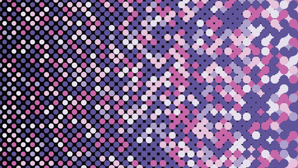 Polka Dot Pop Art Creative Design, Vector Illustration, Abstract Background