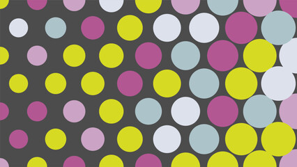 Polka Dot Pop Art Creative Design, Vector Illustration, Abstract Background