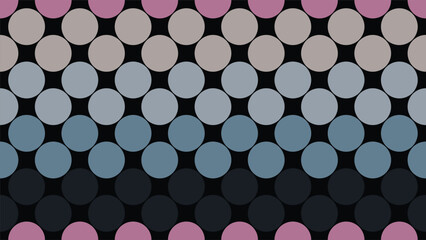 Polka Dot Pop Art Creative Design, Vector Illustration, Abstract Background