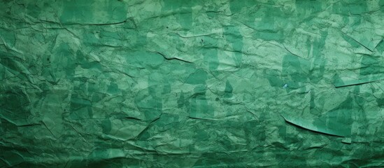 Fototapeta premium Texture and background of recycled paper colored green