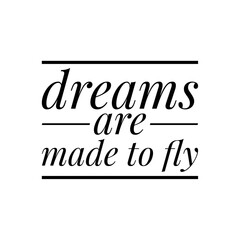 ''Dreams'' Concept Quote Illustration