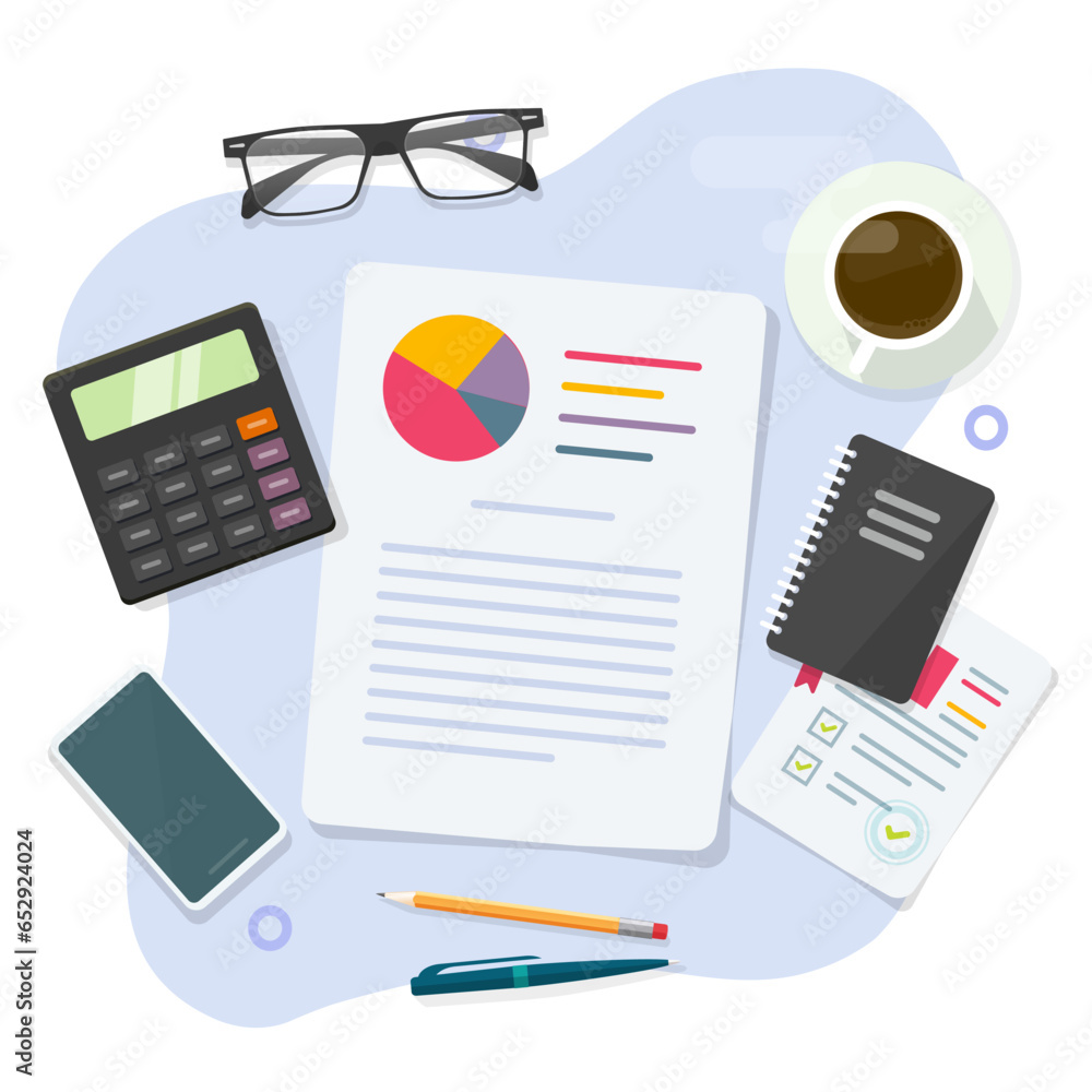 Poster research project paper writing for academic study icon vector graphic illustration, create analysis 