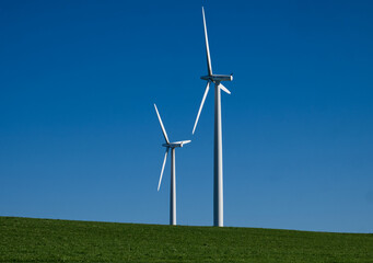 wind turbine in the field